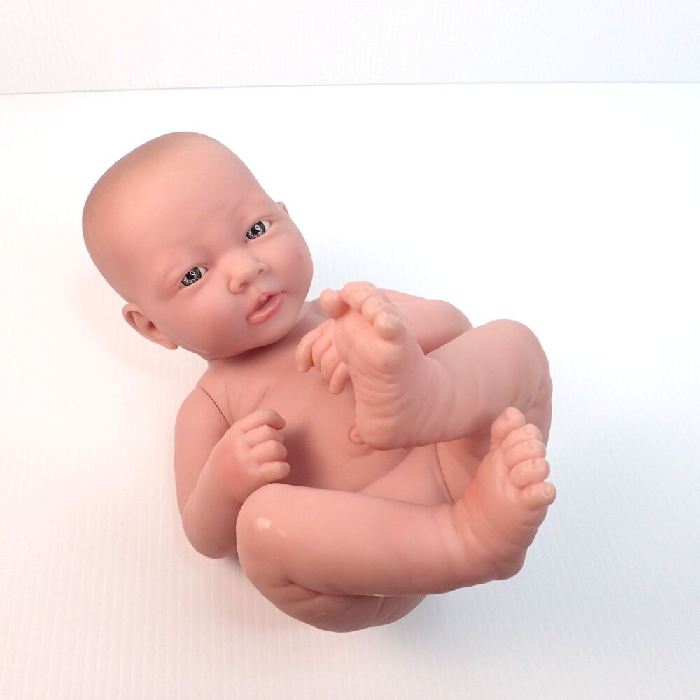 Berenguer Realistic Newborn Baby Doll Vinyl Lifelike Curled 13"  Wrinkles